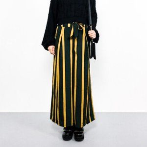 Zaful comfy palazzo pants striped w/elastic waist & tie